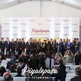Piyalepaşa İstanbul Temel Atma Töreni, birçok değerli konuğun katılımıyla gerçekleşti.
